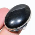 thumbnail image 1 of Sunsheen Obsidian Gemstone Handmade 925 Sterling Silver Gift Jewelry Ring Size 6, 1 of 2
