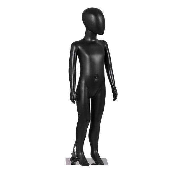 Sunshen 43.7" Kids Full Body Mannequin, Adjustable Child Dress Form with Detachable Torso, Realistic Faceless Display Mannequin with Metal Stand for Clothing Display