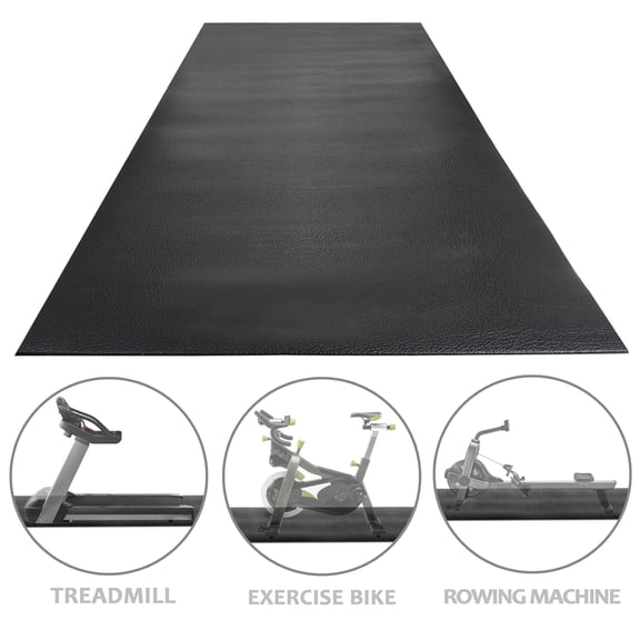 Sunshen Heavy Duty Equipment Mat, Treadmill Mat & Floor Protector for Treadmills, Ellipticals, Rowing Machines, Exercise Bikes, Steppers & Cross-Country Trainers, Non-Slip Vinyl Composite, Odor-Free