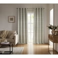 thumbnail image 1 of SUNSHIELD ATELIER SAN MARCO 100% Blackout Curtains for Living Spaces, Single Curtain Grommet, 50” x 84”, Green, 1 of 7