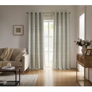 SUNSHIELD ATELIER SAN MARCO 100% Blackout Curtains for Living Spaces, Single Curtain Grommet, 50” x 84”, Green