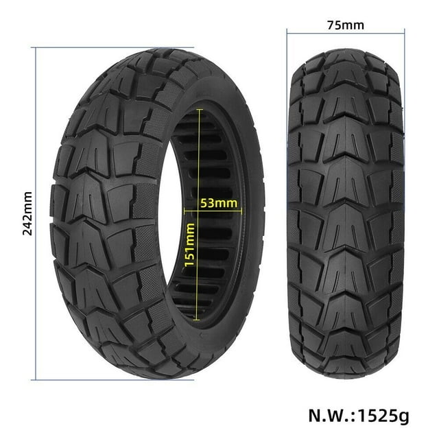 Sunshine 10 Inch 10x2.756.5 Offroad Solid Tyre 70/656.5 Tire For