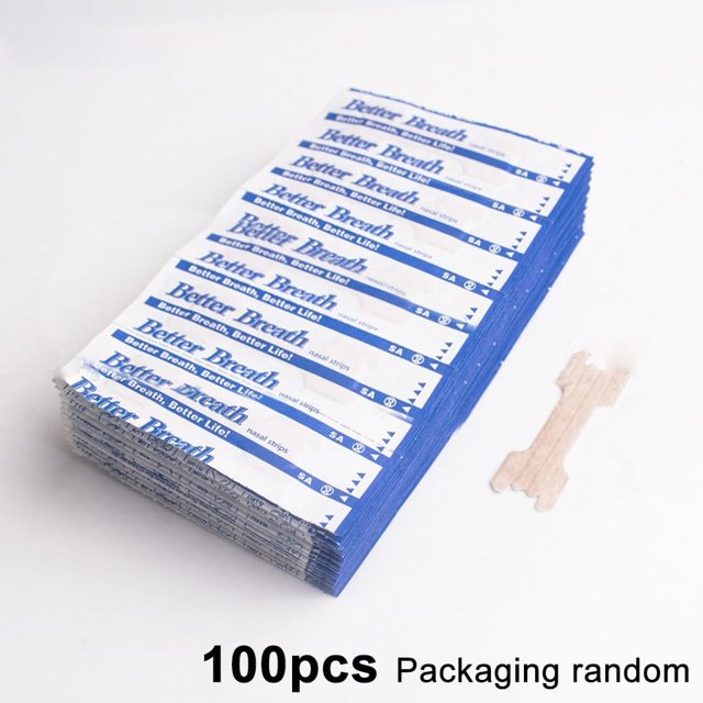 Sunshine 100PCS Nasal Strips Anti Snoring Patches Snore Sleep Breathe