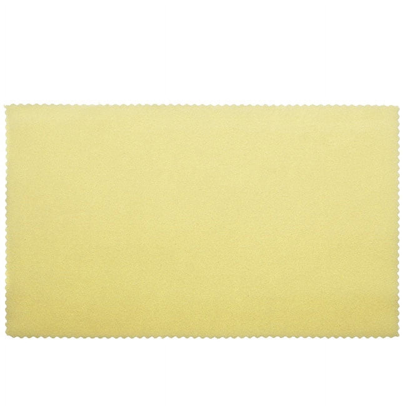 Sunshine Jewelry Polishing Cloth 5x7.5 Inch Yellow Cleaning Cloth for  Buffing Silver, Gold & Copper