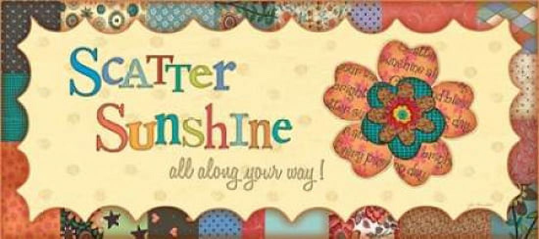 Sunshine All Along Canvas Art - Jo Moulton (10 x 20)