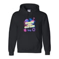 thumbnail image 1 of Sunshine And Good Times Retro Summer Pool Party Graphic Print Hoodie, 1 of 3