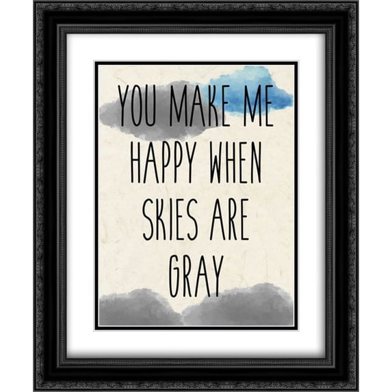 Sunshine B 2x Matted 20x24 Black Ornate Framed Art Print by Allen, Kimberly
