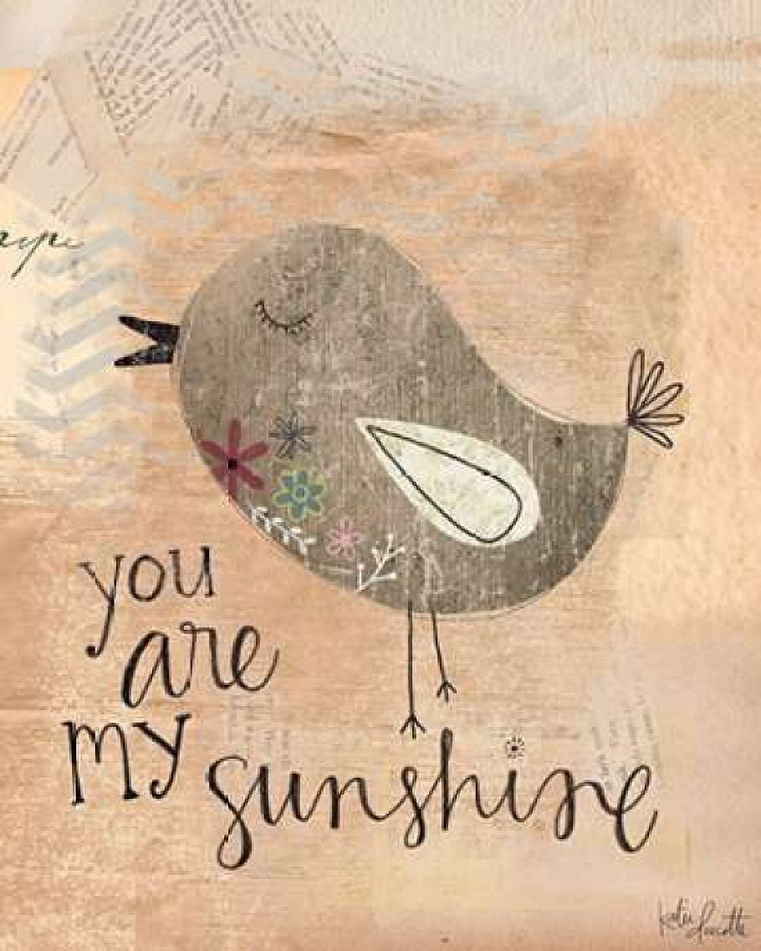 Sunshine Bird Canvas Art - Katie Doucette (24 x 30)
