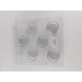 thumbnail image 1 of Sunshine Candle Works Soapmaking 6 Bar Soap Mold Round 2.5 Oz Each, 1 of 2