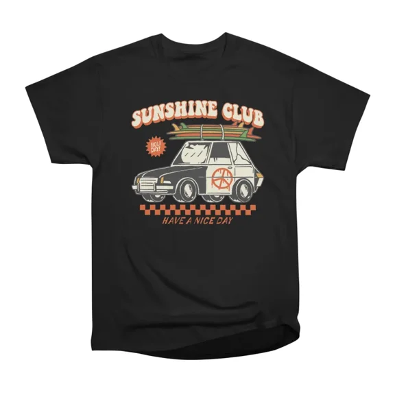 Sunshine Club T-Shirt Tee Gift For Him Merch For Her Apparel For Friend
