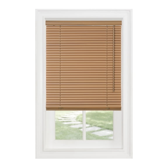 Sunshine Cordless 1" Light Filtering Mini Blind 32x72 - Woodtone
