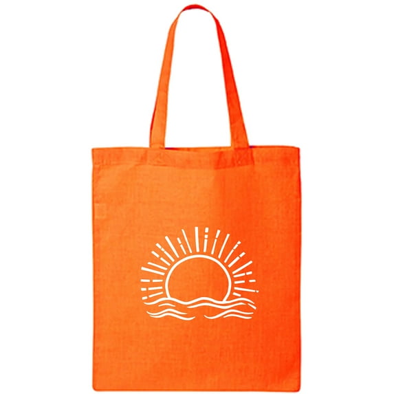 Sunshine Cotton Canvas Tote Bag