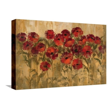 Art.com Sunshine Florals Stretched Canvas Print Wall Art by Silvia Vassileva, 18" x 12"