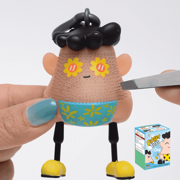 Sunshine Fun Hair Pulling Fidget Toys, Anti Worry Toys and Venting Novelty Toys, Great Redirect Activity for Pickers, for Boys Girls Pop Picking Fidget Toy