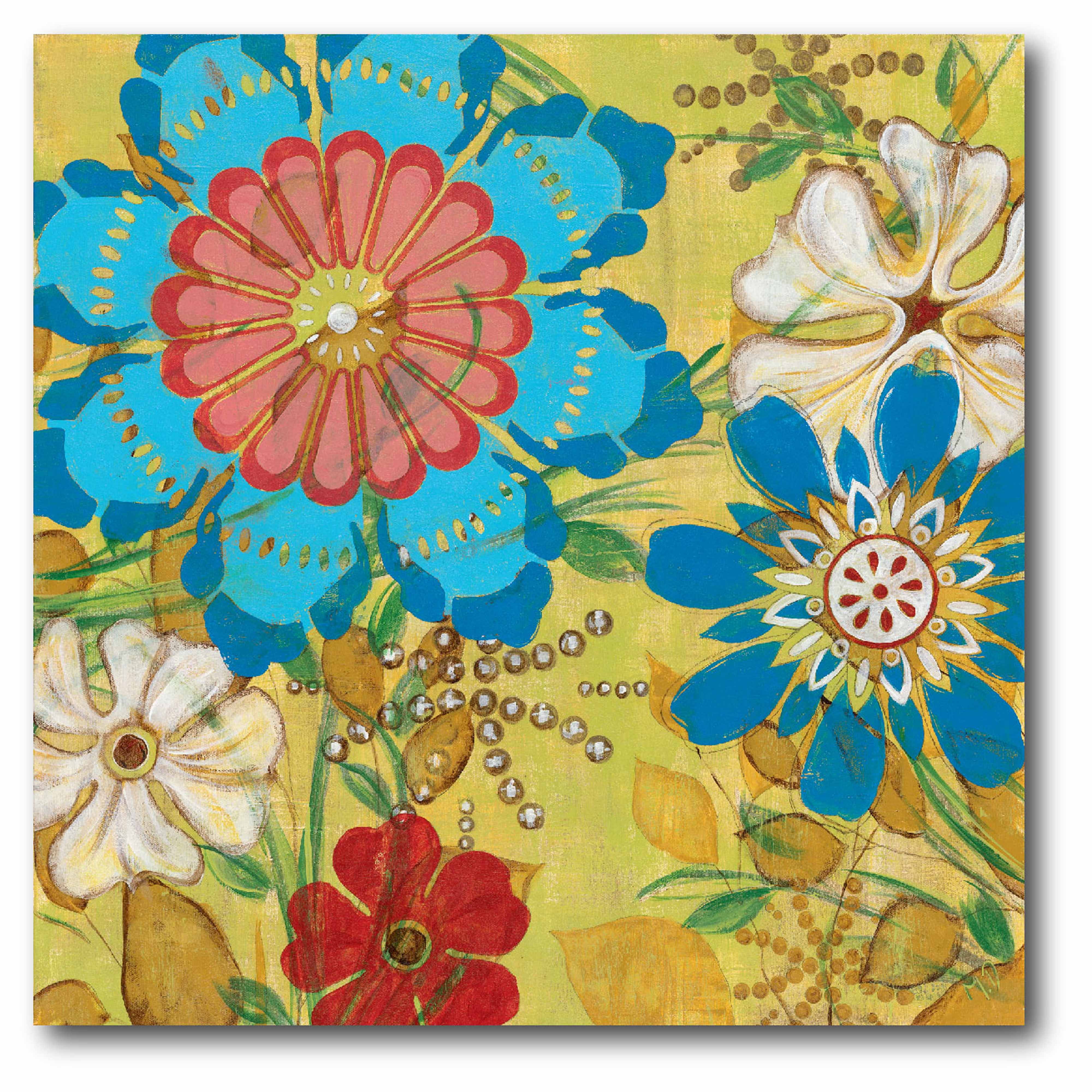 Sunshine Garden II Gallery-Wrapped Canvas Wall Art, 16x16