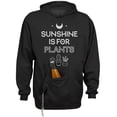 thumbnail image 1 of Sunshine Is for Plants Beer Holder Tailgate Hoodie Sweatshirt Unisex X-Large Black, 1 of 4