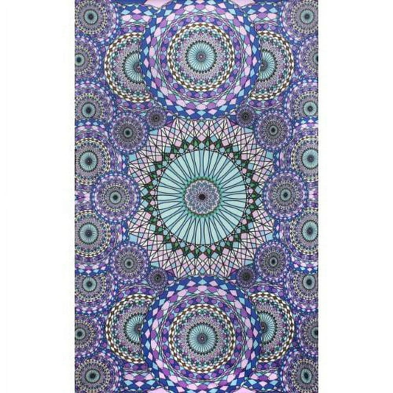 Sunshine Joy 3D Geometric Rings Tapestry Tablecloth Beach Sheet