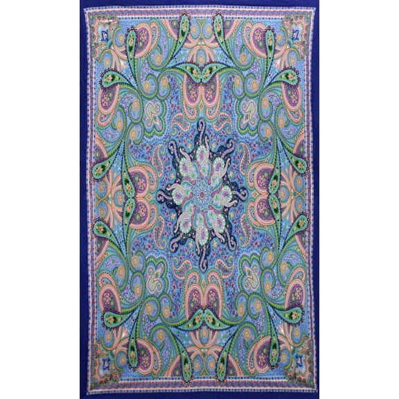 Sunshine Joy 3D Infinity Star Paisley Tapestry Tablecloth Beach Sheet Wall Art Huge 60x90 Inches - Classic