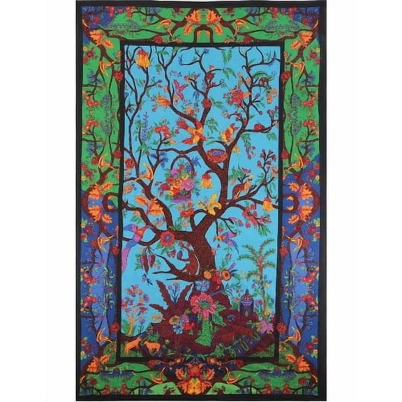 Sunshine Joy 3D Tree Of Life Tapestry Wall Hanging Table Cloth Magical Dorm D...