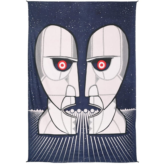 Sunshine Joy Pink Floyd Division Bell Twin Heads Tapestry Psychedelic Wall Art Huge 60x90 Inches