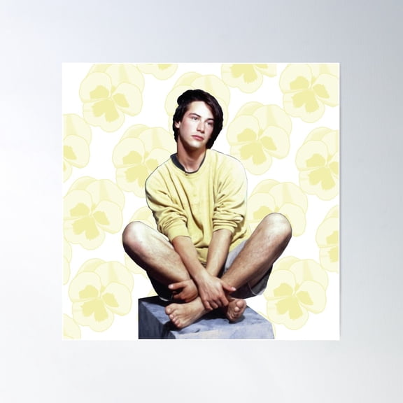 Sunshine Keanu Poster Wall Art, Modern Wall Decor For Living Room Bedroom, 12x18 UNFRAMED