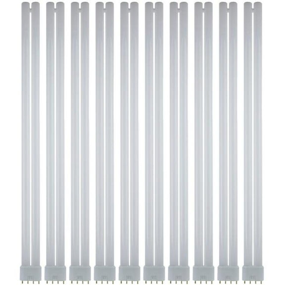 Sunshine Lighting Sunlite 4-Pin Compact Fluorescent Light Bulb - 2G11 Base - 6500K - 40W - Daylight - Pack of 10