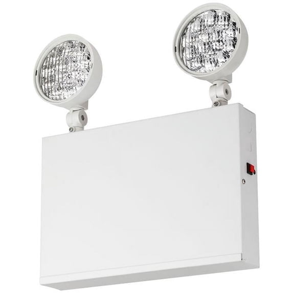 Sunshine Lighting B3166800 Sunlite Dual Adjustable LED Emergency Light Fixture - 4W - 200 Lumens - 120-277V - White