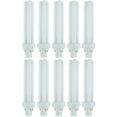 thumbnail image 1 of Sunshine Lighting B3166760 Sunlite PLD U-Bend Fluorescent Bulb - G24Q3 Base - 26W - 1560 Lumens - 4100K - Cool White - Pack of 10, 1 of 1