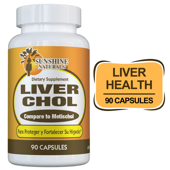 Sunshine Naturals Liver and Cholesterol Support Dietary Supplement, 90 Capsules