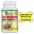 thumbnail interactive-video image 1 of Sunshine Naturals Milk Thistle Complex, 120 Capsules I Silimarina, Dandelion, Fennel, Licorice, Liver Health, Dietary Supplements I Natural Remedy for Liver Health, 1 of 6