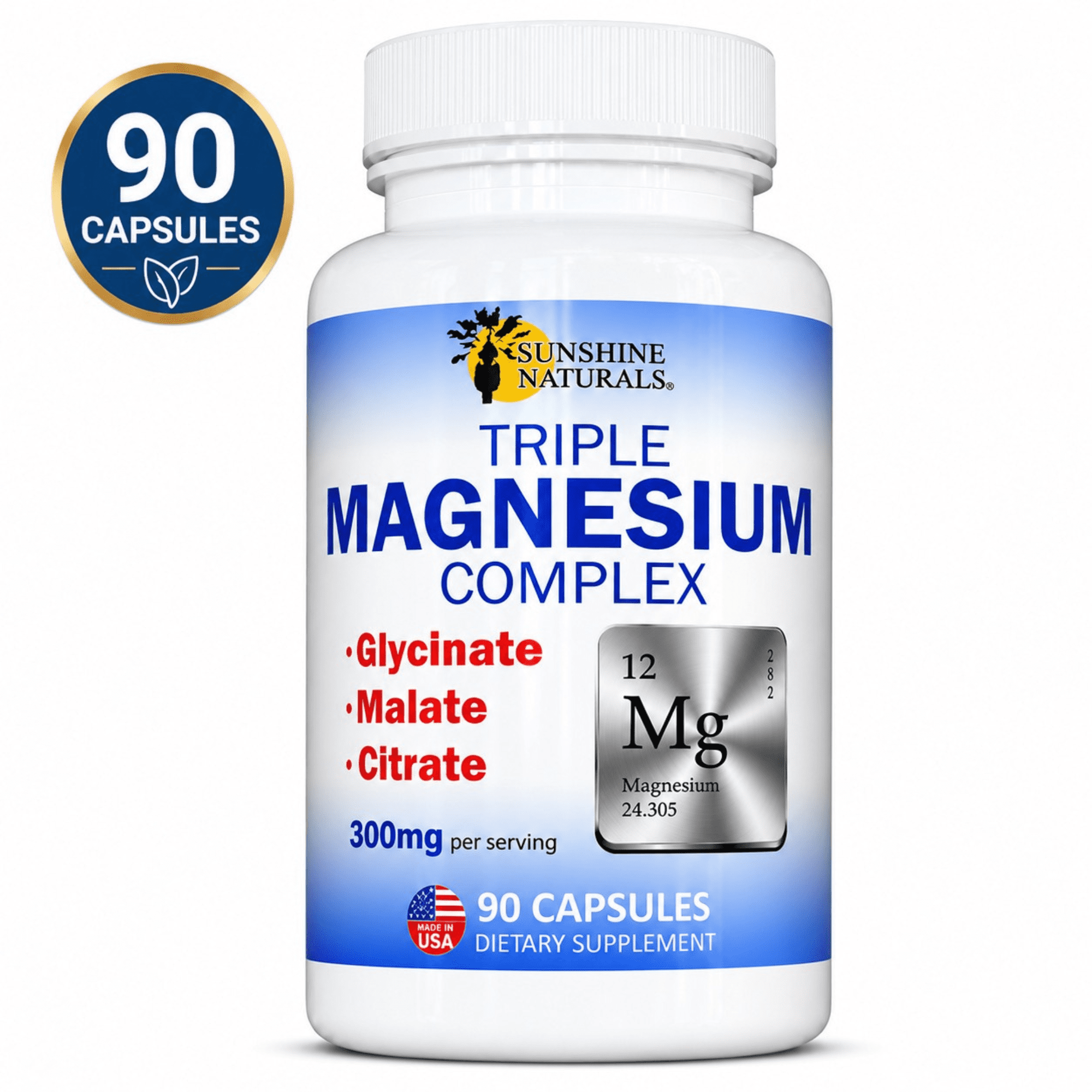 Klaire Labs Magnesium Glycinate Dietary Complex, 100mg, 100