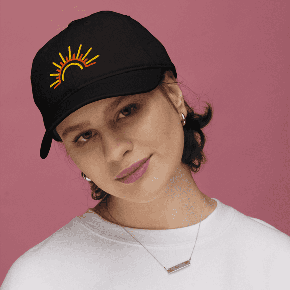 Sunshine Organic dad hat (Black)