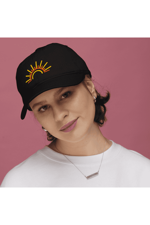 Sunshine Organic dad hat (Black)