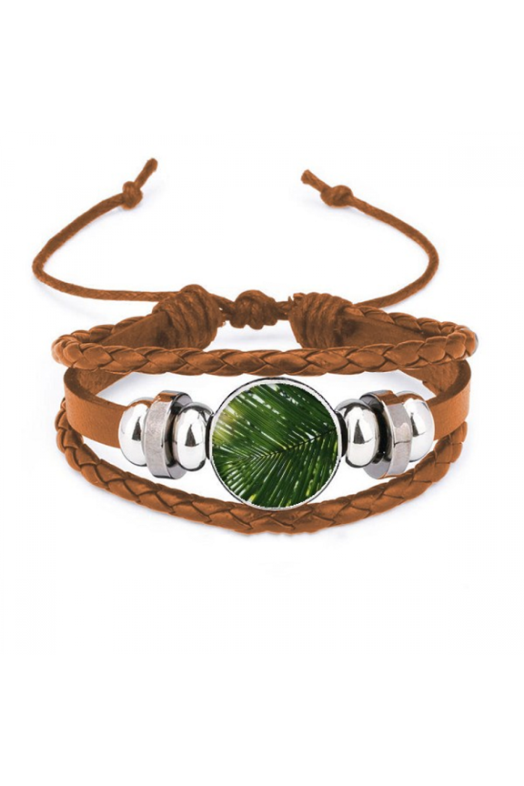 Sunshine Picture Nature Bracelet Wristband Leather Jewelry Ornament