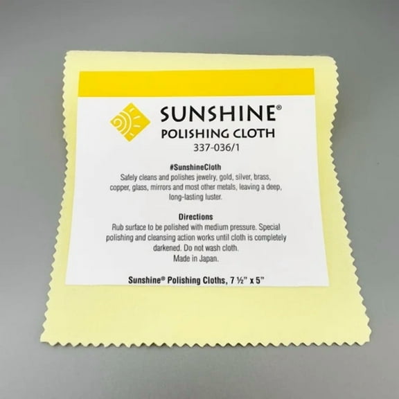 Sunshine Polishing Cloth For Jewelry And Metal Cleaning Large Size