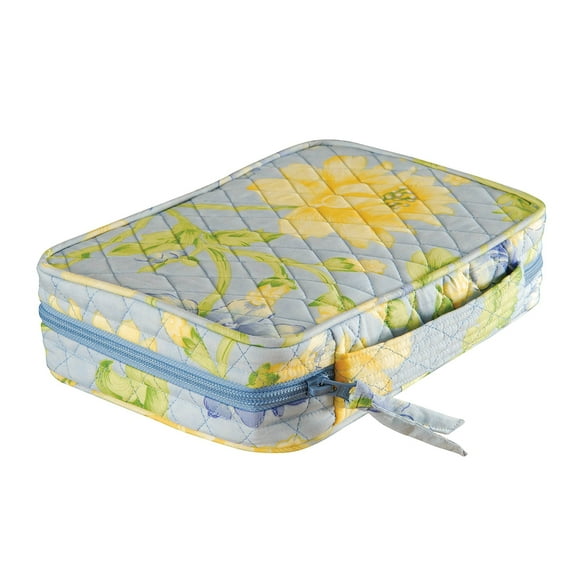 C&F Home Sunshine Quilted Book Cover Book Cover Blue