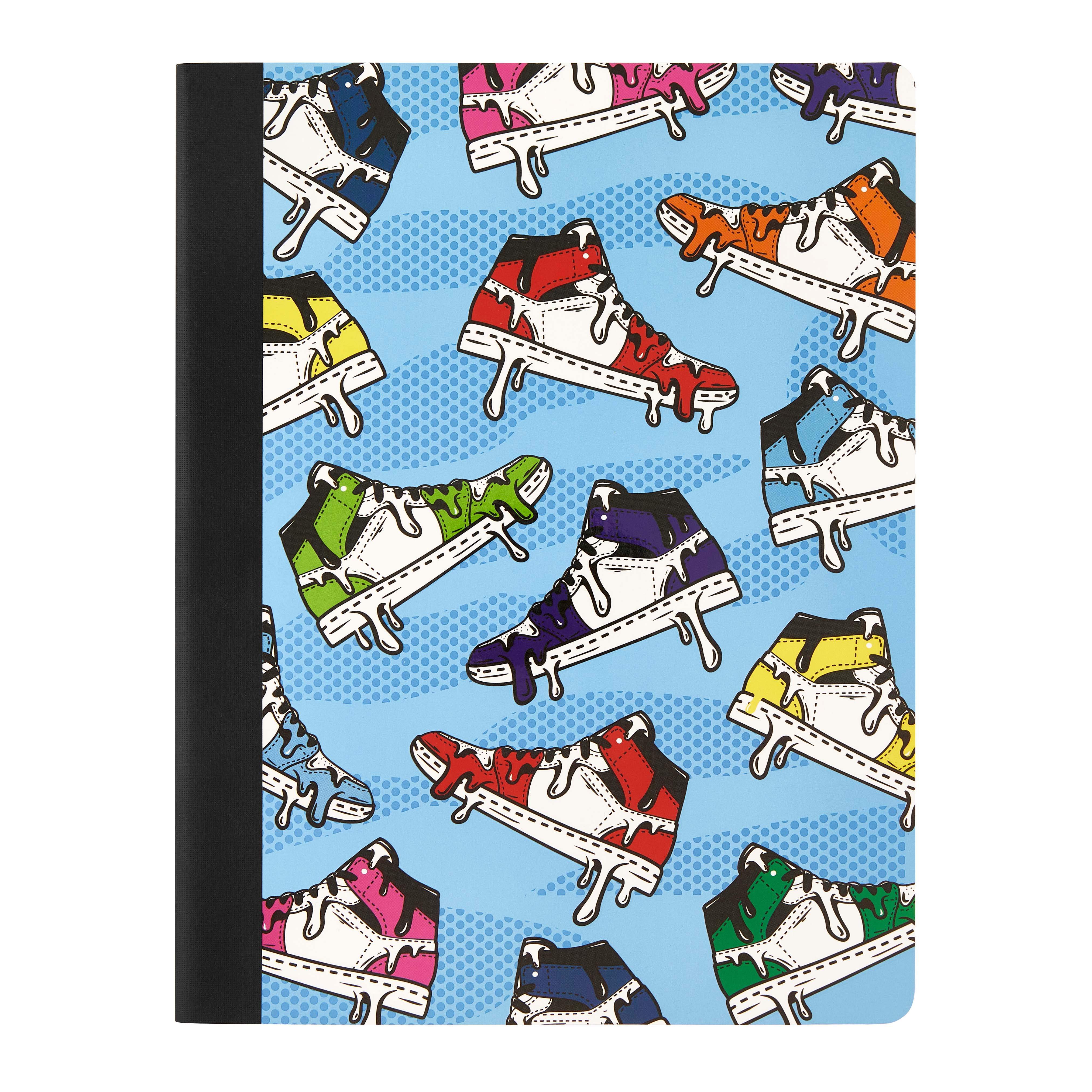 Sunshine & Sage Composition Notebook Sneakers Wide Rule