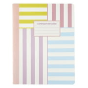Sunshine & Sage Composition Notebook Stripes