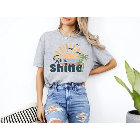 Sunshine Shirt, Sunrise Shirt, Sun T-Shirt, Summer Shirt, Summer Vibes Shirt, Summer Times Shirt, Beach Shirt, Beachy Shirt, Vacay Mode Shirt
