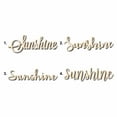 thumbnail image 1 of Sunshine Sign Unfinished Wood Cutout Home Decor DIY Option 4- 42" Wide / 1/4", 1 of 3