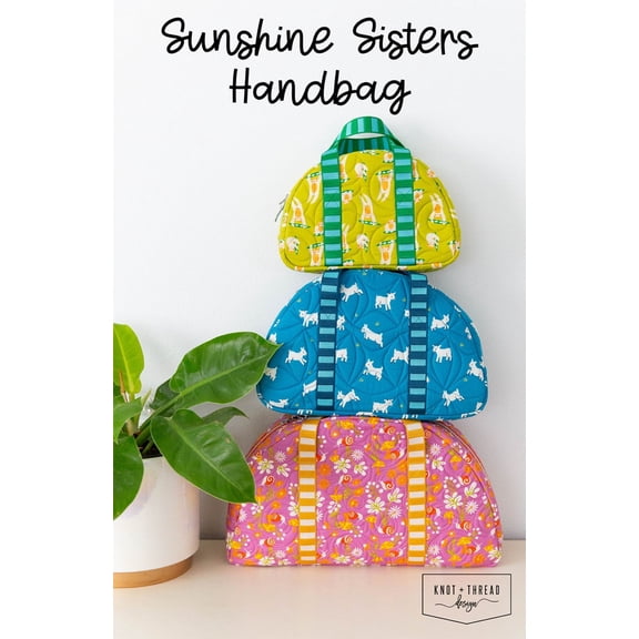 Sunshine Sisters Handbag Pattern by Kaitlyn Howell