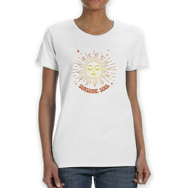 Sunshine Soul T-Shirt Women -Smartprints Designs, Female x-Large