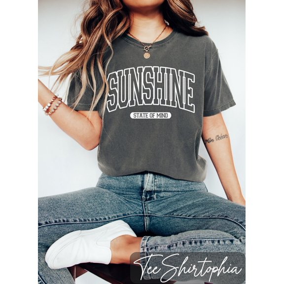 Sunshine State Mind Beach T-Shirt All Size S-3XL