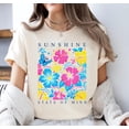 thumbnail image 1 of Sunshine State Of Mind T-Shirt: Floral Graphic Tee, 1 of 4