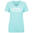thumbnail image 1 of Sunshine State Of Mind Womens V-Neck T-Shirt, 1 of 3