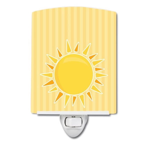 Sunshine Sun on Stripes Ceramic Night Light