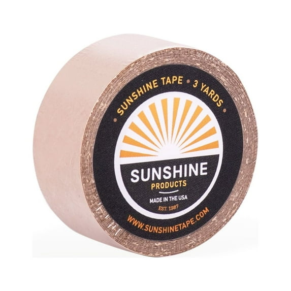Sunshine Tape Wig Adhesive Tape Roll 3/4" x 3 YDS, Hair Toupee Tape