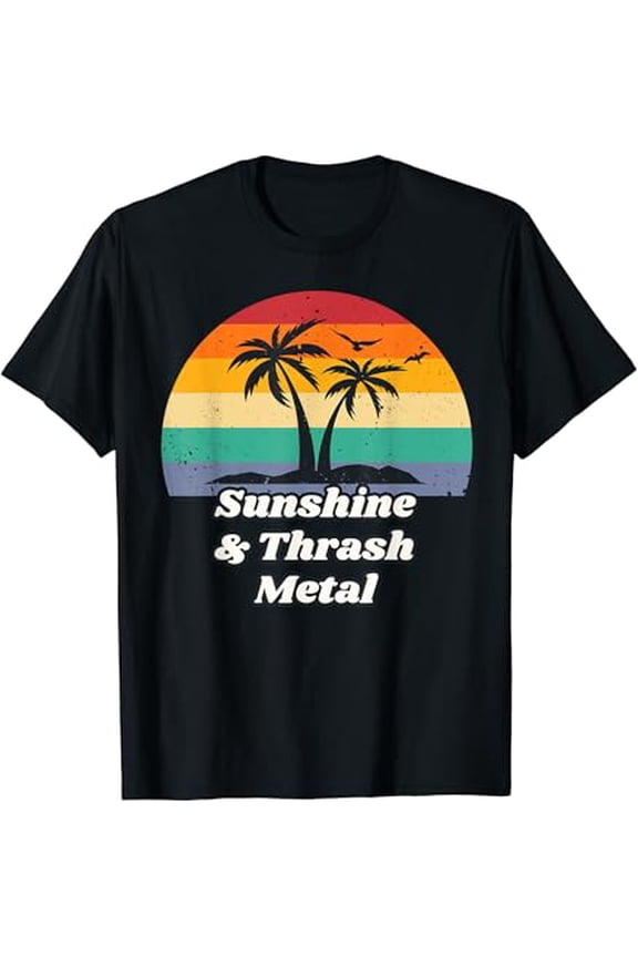 Sunshine & Thrash Metal Shirt for Metalhead | Heavy Metal T-Shirt