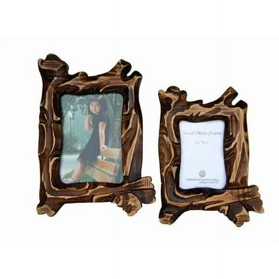 Sunshine Trading Handmade Wood Photo Frame - 3.5 x 5 Inch