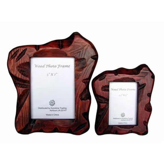 Sunshine Trading  Handmade Wood Photo Frame - 3.5 x 5 Inch